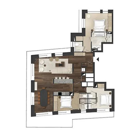 Neuf De Gamme A Avec Acces Aux Pieds - Fr-1-830-17 Apartment Courchevel